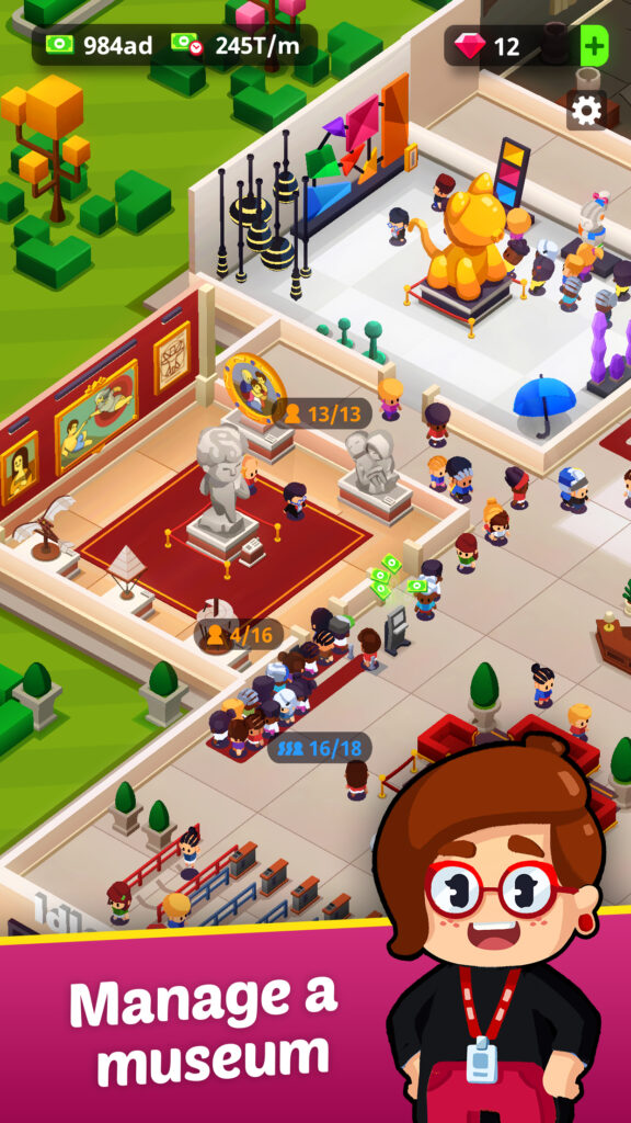 Idle Museum screenshot