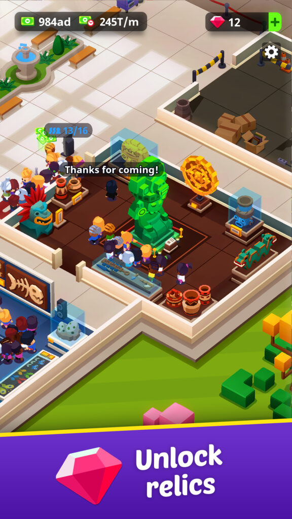 Idle Museum screenshot