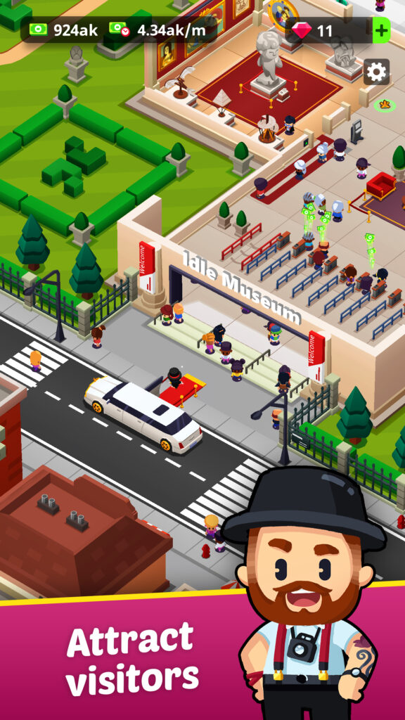 Idle Museum screenshot