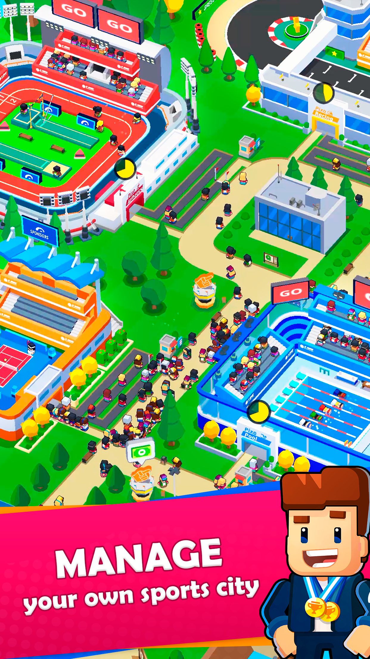 Manage a Sports City